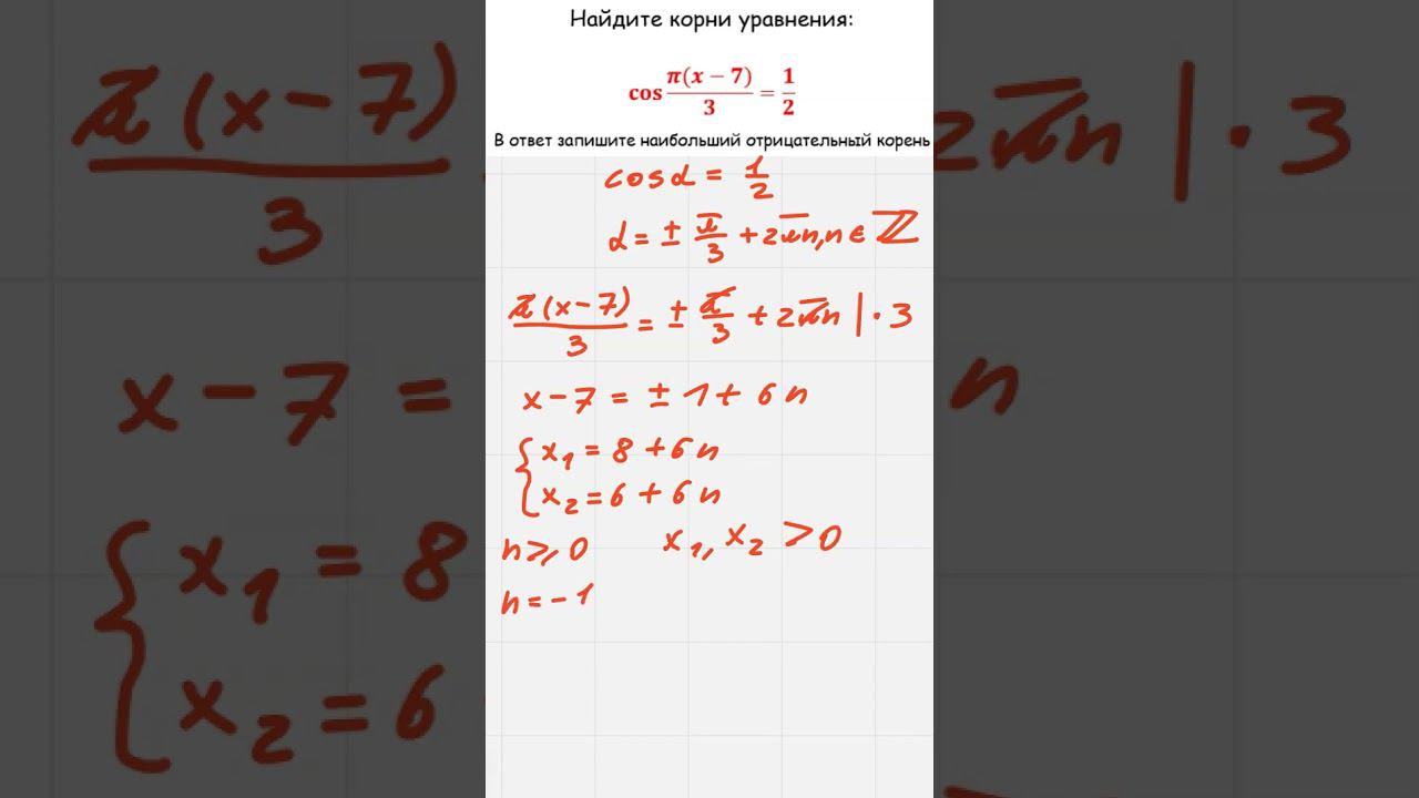 Страшная тригонометрия в ЕГЭ!  #егэ #школа #education #математика #maths  #учеба #shorts