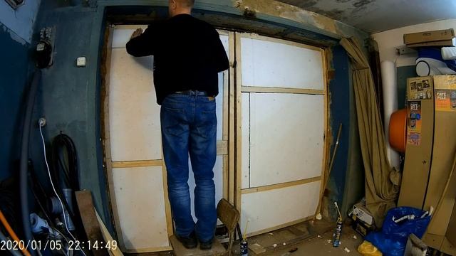 Утепляем ворота зимой. смотреть онлайн