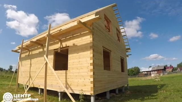 Устройство кровли. п. Жешарт Республика Коми. Центр Домостроения смотреть онлайн