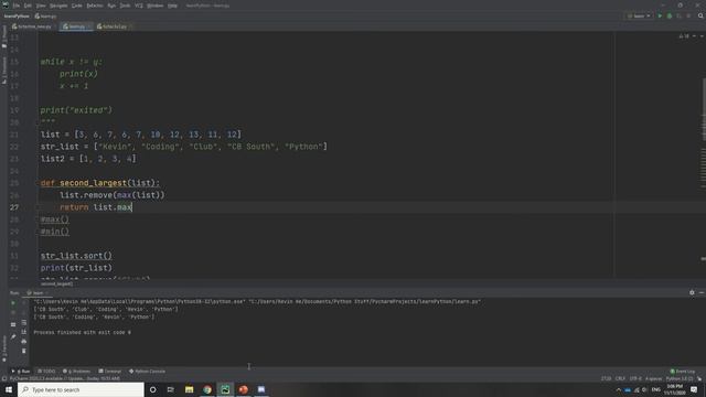 Coding Club: Second Python Basics Meeting 11/11/2020 смотреть онлайн