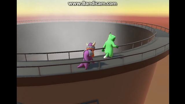 Gang Beasts с братом на одном пк