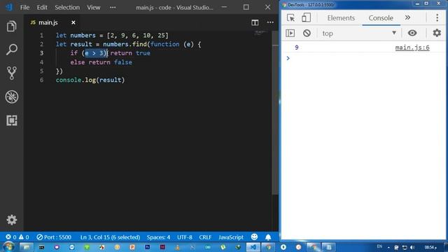 [Arabic] JavaScript ES6 #7- New Array Methods (find, findIndex) смотреть онлайн