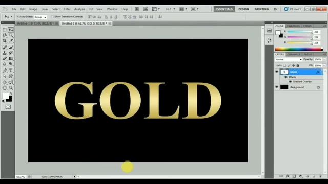 Gold effect in photoshop in hindi| Golden Effect| Photoshop Gold Text Effect| Compedu Knowledge смотреть онлайн