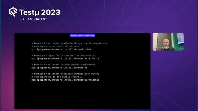Chrome ❤️ Testing | Mathias Bynens | LambdaTest смотреть онлайн