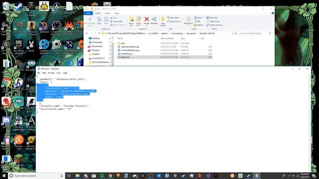 How To Make Custom Skinpacks For Minecraft Bedrock Edition (Old Video)