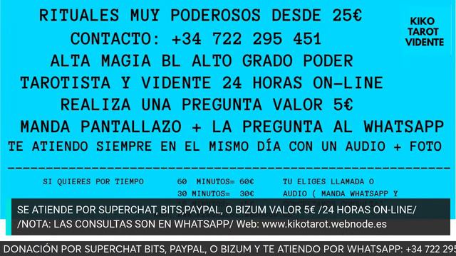 TAROT DEL DÍA 01/2024/ ON-LINE 24 HORAS POR WHATSAPP: +34 722 295 451 смотреть онлайн