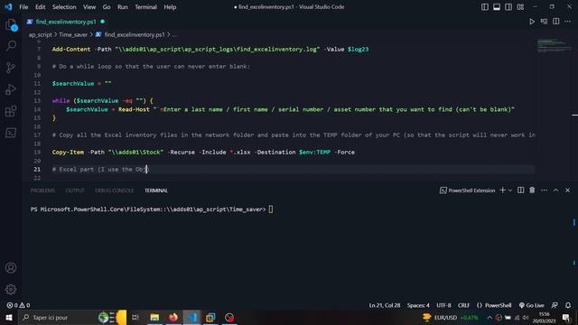 ASMR Programming - Look for a STRING in MULTIPLE Excel files using Powershell - No Talking смотреть онлайн