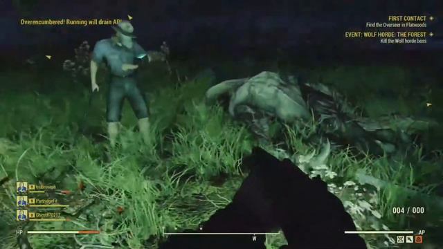 Fallout 76 - Killing a Death Claw смотреть онлайн