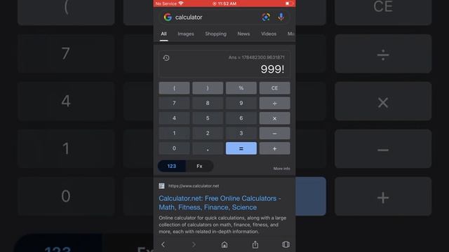 CRAZY THINGS YOU CAN DO ON GOOGLE CALCULATOR! (Error, Infinity, Crazy Numbers) смотреть онлайн
