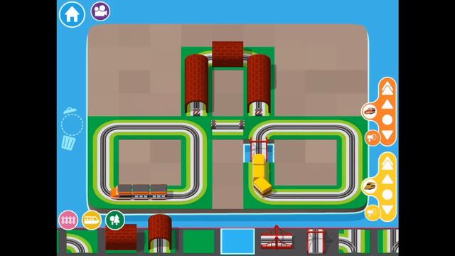 Train Kit - we build six tracks in six minutes! - iPad app demo for kids смотреть онлайн