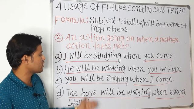Use of Future Continuous Tense || Use of Future Progressive Tense || Future Tense || English Tense смотреть онлайн