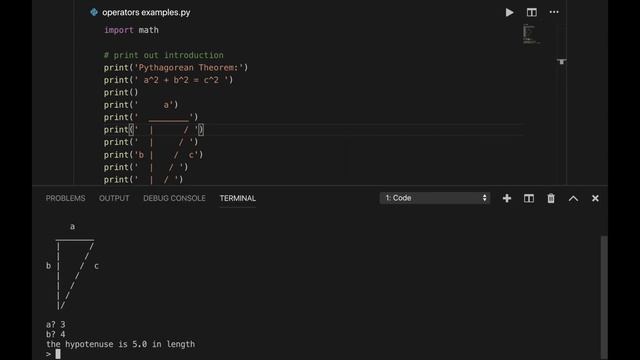 Unit 1 Lesson 3.5 - Operators Examples - Intro to Coding in Python смотреть онлайн
