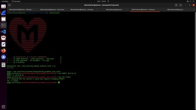 GitLab GraphQL API User Enumeration with Metasploit (CVE-2021-4191) смотреть онлайн