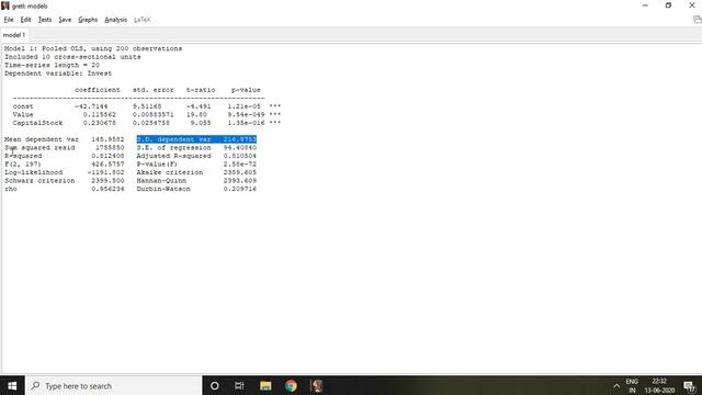 2.4: Pooled Model of Panel Data in gretl смотреть онлайн