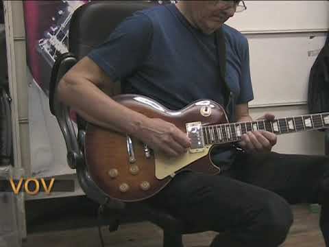 Великолепная гитара Gibson les paul standart (реплика VOV ) смотреть онлайн