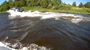 Вдвоём по волнам, разгоняем Таймень 360 нднд