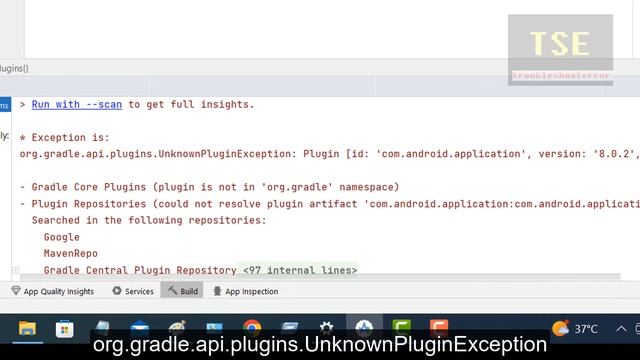 How to fix Android studio error org.gradle.api.plugins.UnknownPluginExceptiion |Plugin was not foun смотреть онлайн