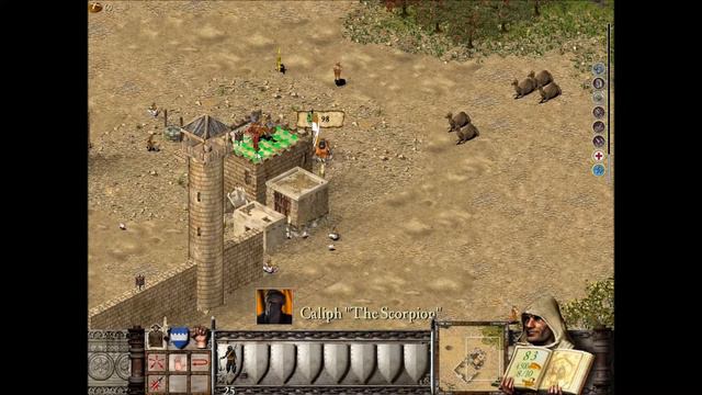 Stronghold Crusader Extreme How to win mission in 1 minute without cheats! смотреть онлайн