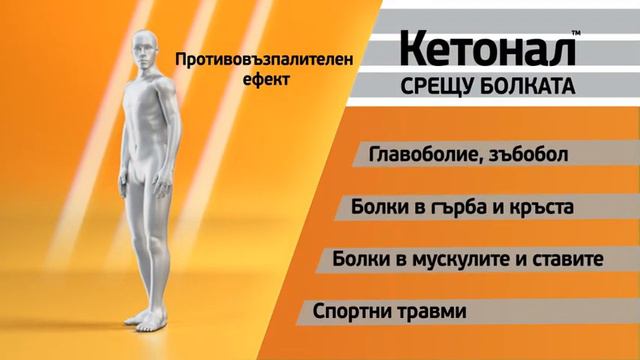Рекламно видео - КЕТОНАЛ смотреть онлайн