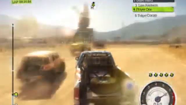 HD4350 Gameplays - DiRT 2 смотреть онлайн