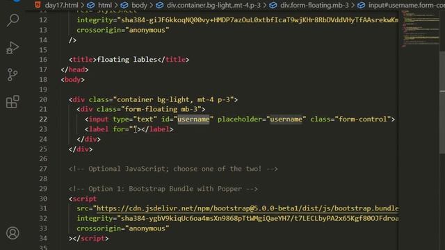 Floating Labels In Bootstrap || EXCELLENT CODE WITH AJ смотреть онлайн