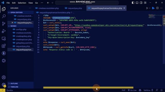 MTN MOMO API FULL COURSE WITH PHP - CHECK REQUEST PAY STATUS смотреть онлайн