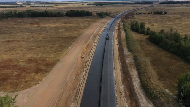 Строительство скоростной автодороги М-12 "Москва-Казань" смотреть онлайн