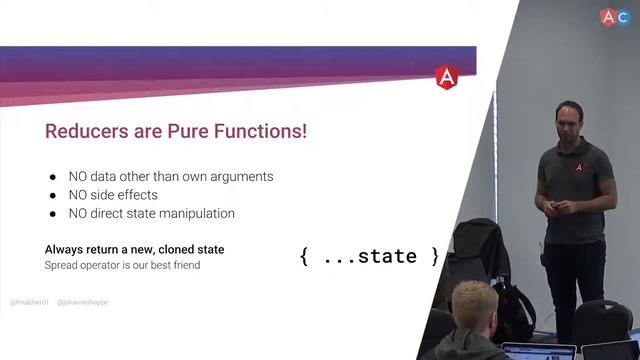 Getting to grips with state: NgRx and RxJS | Ferdinand Malcher & Johannes Hoppe | AngularConnect 18 смотреть онлайн
