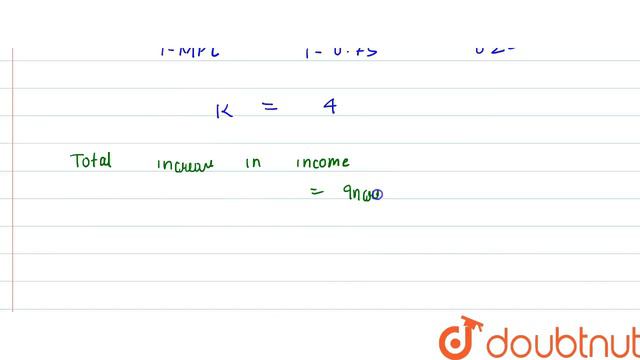 in an economy ,MPC is 0.75 if investment expenditure is increased by Rs. 500 Crore смотреть онлайн