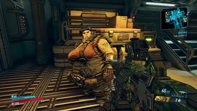 Borderlands 3 – Sanctuary - On the Spaceship Base - Solo Gameplay Walkthrough смотреть онлайн