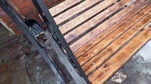 Первые садовые качели. Холодная ковка.