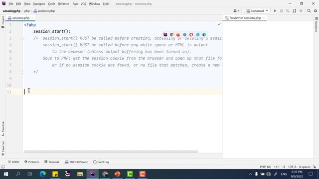 Sessions in PHP смотреть онлайн