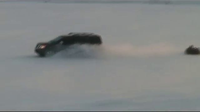 Nissan Armada offroad на снегу смотреть онлайн