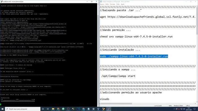 Xampp 7.4 no Ubuntu server 20.4 смотреть онлайн