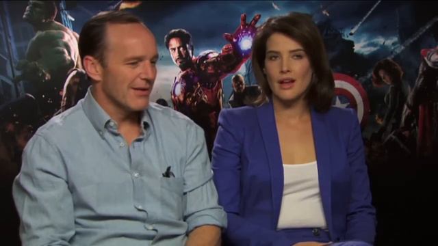 The Avengers interview: Cobie Smulders and Clark Gregg talk onset divas смотреть онлайн