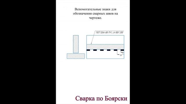 Обозначение сварных швов на чертеже. #СваркапоБоярски смотреть онлайн