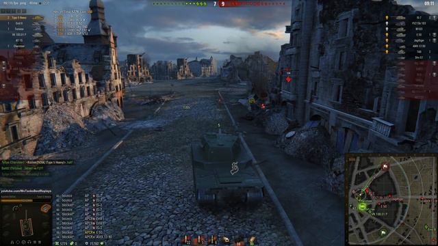 Type 5 Heavy - 19,5K Damage Blocked - World of Tanks Gameplay смотреть онлайн