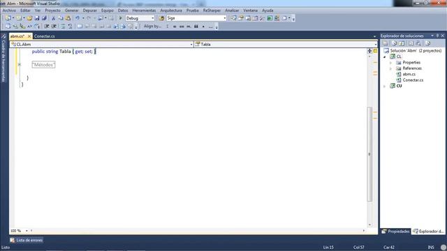 Ejemplo práctico para realizar ABM en capas c-sharp visual studio . net смотреть онлайн