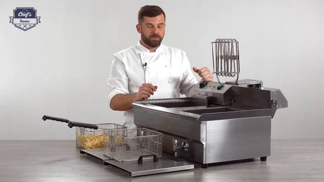 Electric Deep Fryer Royal Catering RCEF 16DH-1 | Expert review смотреть онлайн