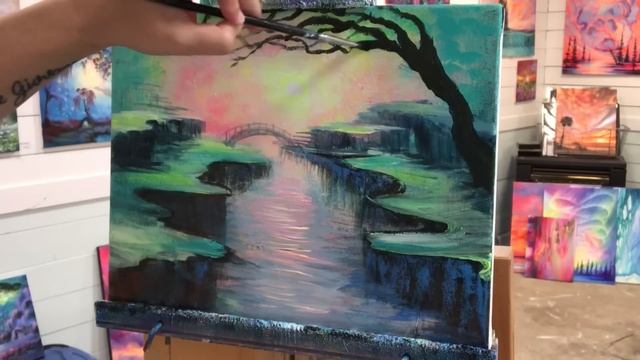 FANTASY Acrylic PAINTING ? STEP BY STEP TUTORIAL