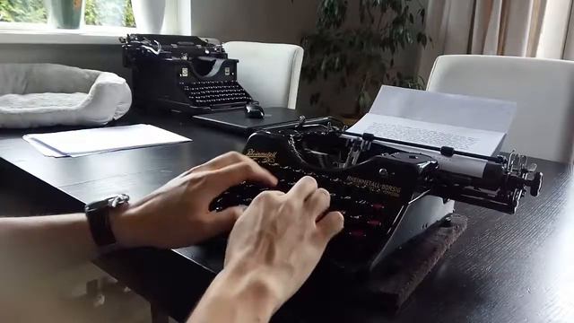 Rheinmetall Portable Typewriter