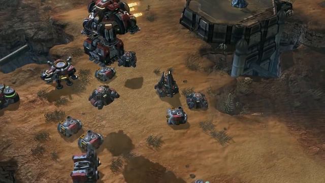 StarCraft 2 New Unit Terra Tron Transformer In HD смотреть онлайн