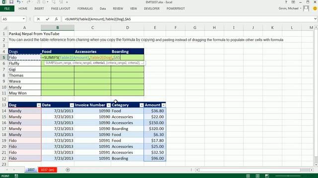 Excel Magic Trick 1037: Make Table Reference Absolute by Copying And Pasting Instead Of Dragging смотреть онлайн