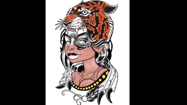 Neotraditional tattoo design смотреть онлайн