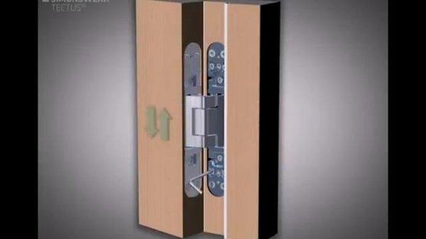 Скрытые петли Simonswerk Tectus с 3D регулировкой. HAFELE-SHOP.ru.