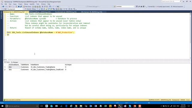 SDU Tools 16 List Unused Indexes in SQL Server Databases смотреть онлайн