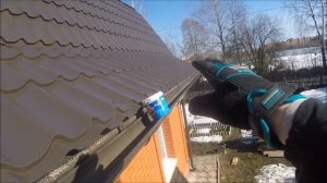 Как удлинить карнизные свесы кровли. Кровмонтаж.