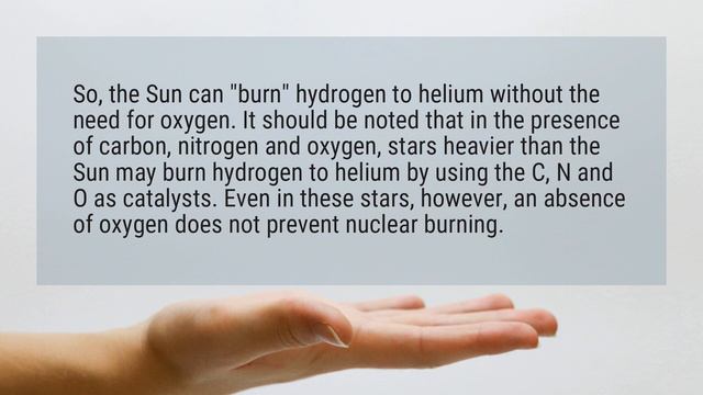 How does the sun burn without oxygen? смотреть онлайн