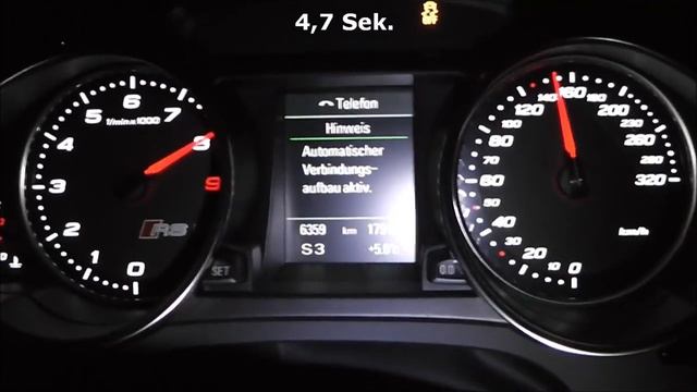Audi RS5 4.2 FSI Acceleration 0-100km/h смотреть онлайн