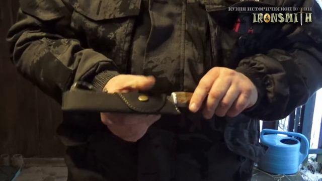 Кованый славянский нож "СЕКИРА". Обзор. Ручная ковка. Ковка ножа. Нож из рессоры своими руками. смотреть онлайн
